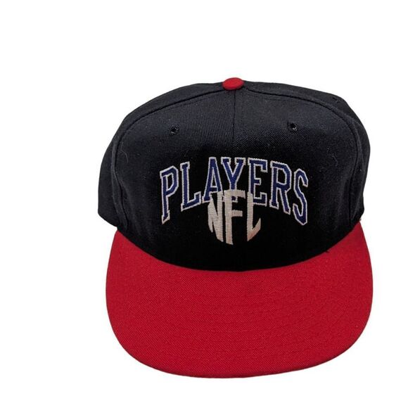 NFL Players‎ Adjustable Snapback Hat Baseball Cap Vintage 90s Spellout - Picture 1 of 4